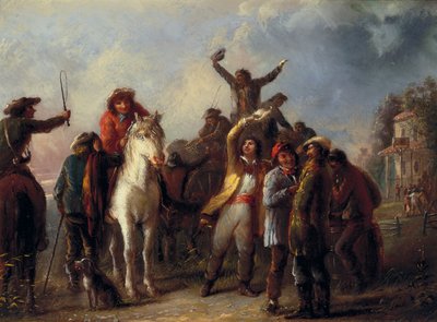 Escena de elección, Catonsville, Condado de Baltimore, c.1860 de Alfred Jacob Miller